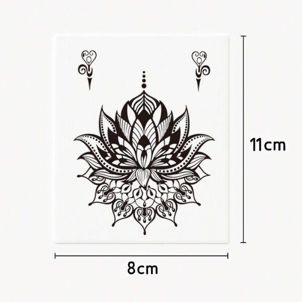 Tatouage main/doigt fleur mystique