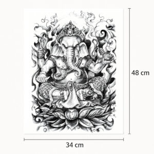 Tatouage dos Ganesha