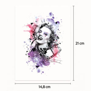 Tatouage demi-sleeve Marylin Monroe