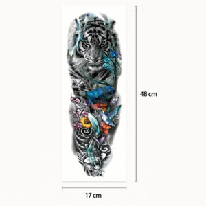 Tatouage sleeve tigre de Sibérie