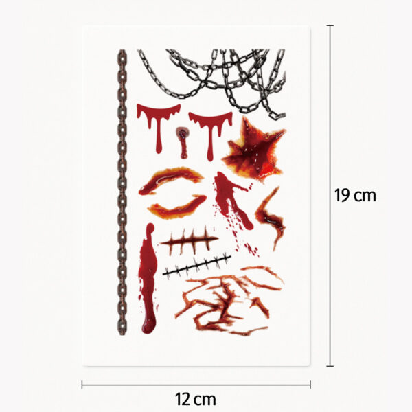 Tatouage suture sanglante