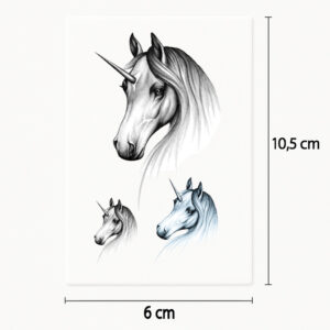 Tatouage triple licorne