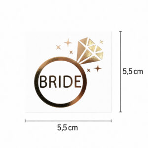 Tatouage bague de mariée dorée