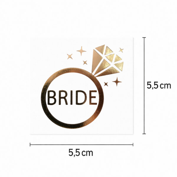 Tatouage bague de mariée dorée